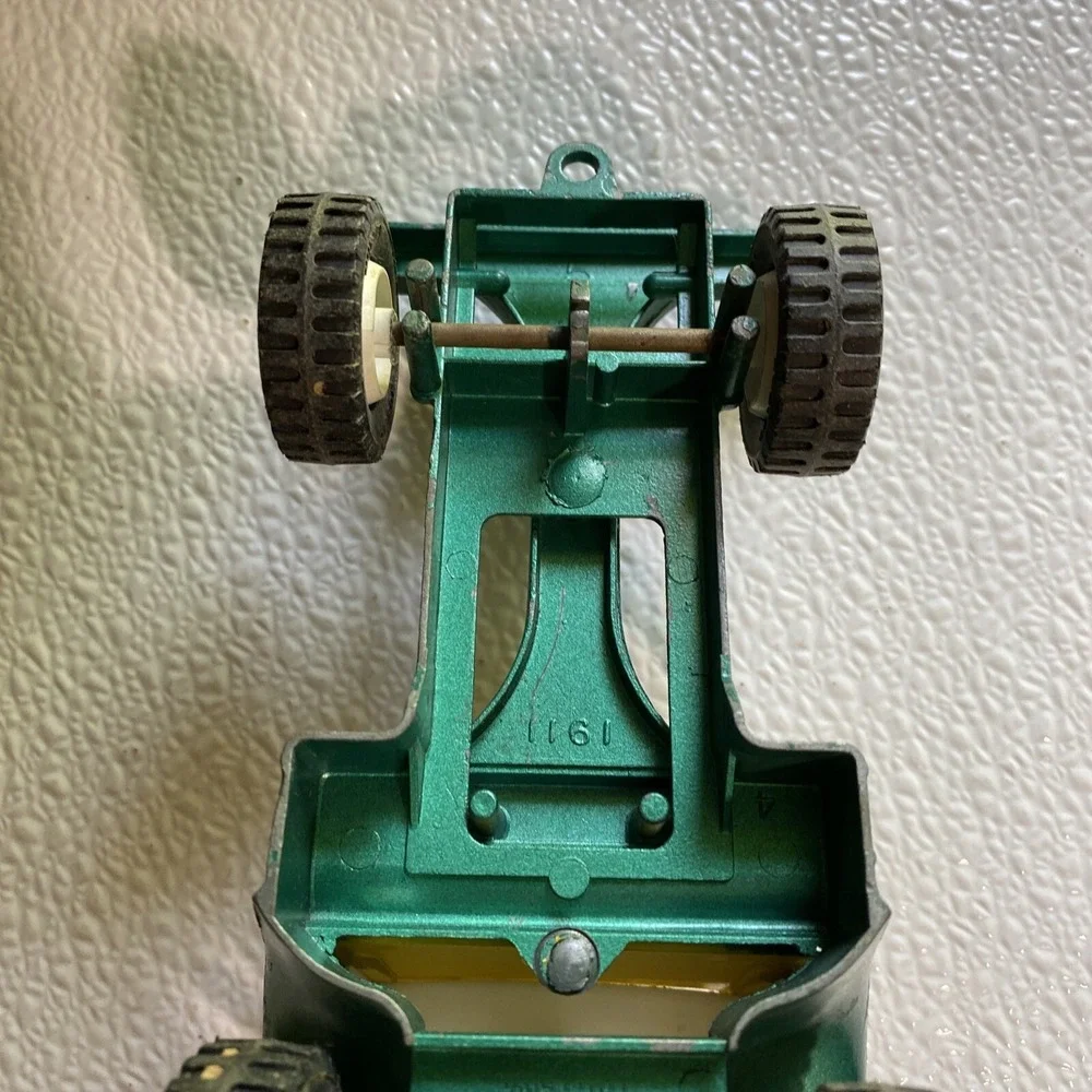 Vintage‎ 1969 Gabriel Hubley Diecast Metal Truck Cab Green Yellow 1161 USA Made